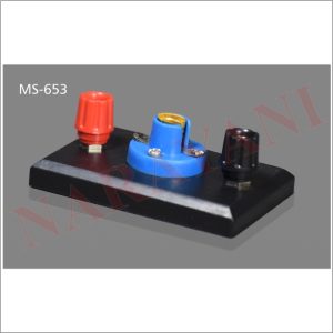 LAMP HOLDER ON BASE, M. E. S.