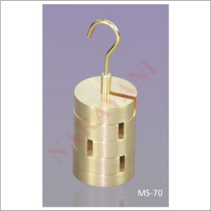 SLOTTED MASSES, SET OF FOUR