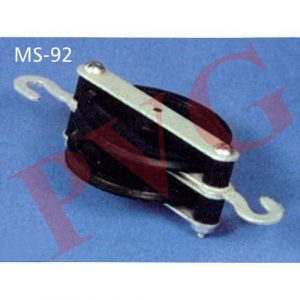 PULLEYS DOUBLE, PLASTIC