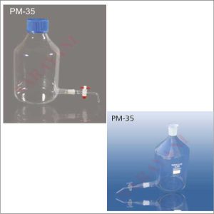 ASPIRATOR BOROSILICATE, INTERCHANGEBLE STOPPER, GLASS / PTFE STOPCOCK & INTERCHANGEBLE JOINT