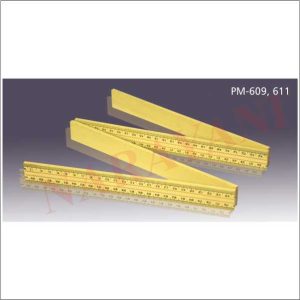 WOODEN RULE - HALF METER