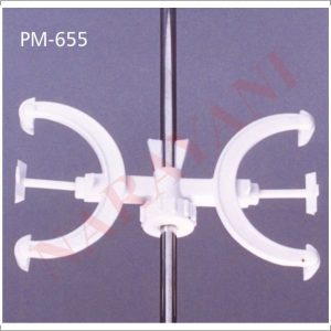 BURETTE CLAMP, DOUBLE, P.P.