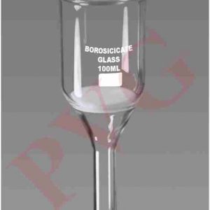 BUCHNER FUNNEL  WITH SINTERED DISC & PLAIN STEM