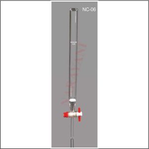 CHROMATOGRAPHY COLUMNS , INTEGRAL SINTERED DISC AND PTFE (TEFLON) STOPCOCK
