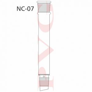 CHROMATOGRAPHY COLUMNS WITH INTEGRAL SINTERED DISC CONE AND STOPCOCK