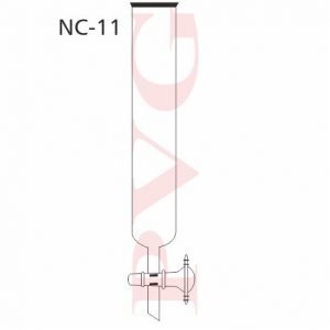 CHROMATOGRAPHY COLUMNS PLAIN, WITH PTFE (TEFLON) KEY STOPCOCK