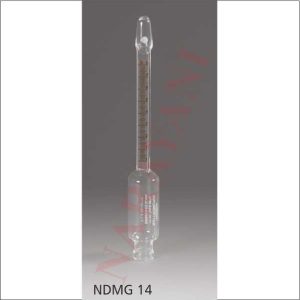 BUTYROMETER MILK 0- 8% OR 10% DR.  GERBER’ DESIGN