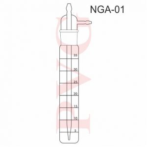 IMPINGER Graduated, for sampling small gas volumes as per standard specification.
