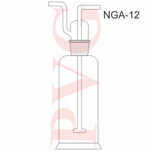 GAS WASHING BOTTLES, SINTERED