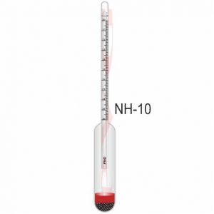 BRIX (0Bx) GLASS HYDROMETERS (WITHOUT THERMOMETER)