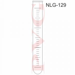 TEST TUBES ROUND OR FLAT BOTTOM WITH RIM OR WITHOUT RIM, GRADUATED