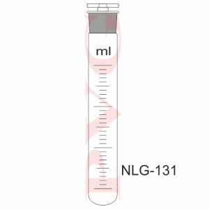 TEST TUBE GRADUATED, WITH INTERCHANGEABLE STOPPER