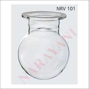 FLASKS , REACTION WIDE MOUTH FLAT FLANGE. (VESSELS) HEAVY WALL, I.D.  100 MM., O.D. 150 MM.