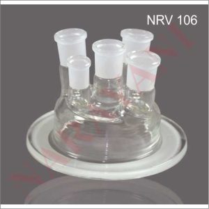LIDS FOR  REACTION FLASKS , FLAT FLANGE AND INTERCHANGEABLE JOINT I. D. 100 MM., O.D. 150 MM.