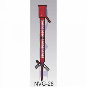 BURETTES WITH OVER FLOW CUP,AUTOMATIC ZERO, DOUBLE BORE, SCREW TYPE ROTAFLOW STOPCOCK 3 – WAY