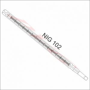 THERMOMETER , ENCLOSED SCALE
