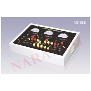 UJT CHARACTERISTICS APPARATUS WITH REGULATED POWER SUPPLIES
