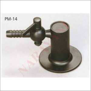 GAS TAP SINGLE, PILLAR MOUNTED